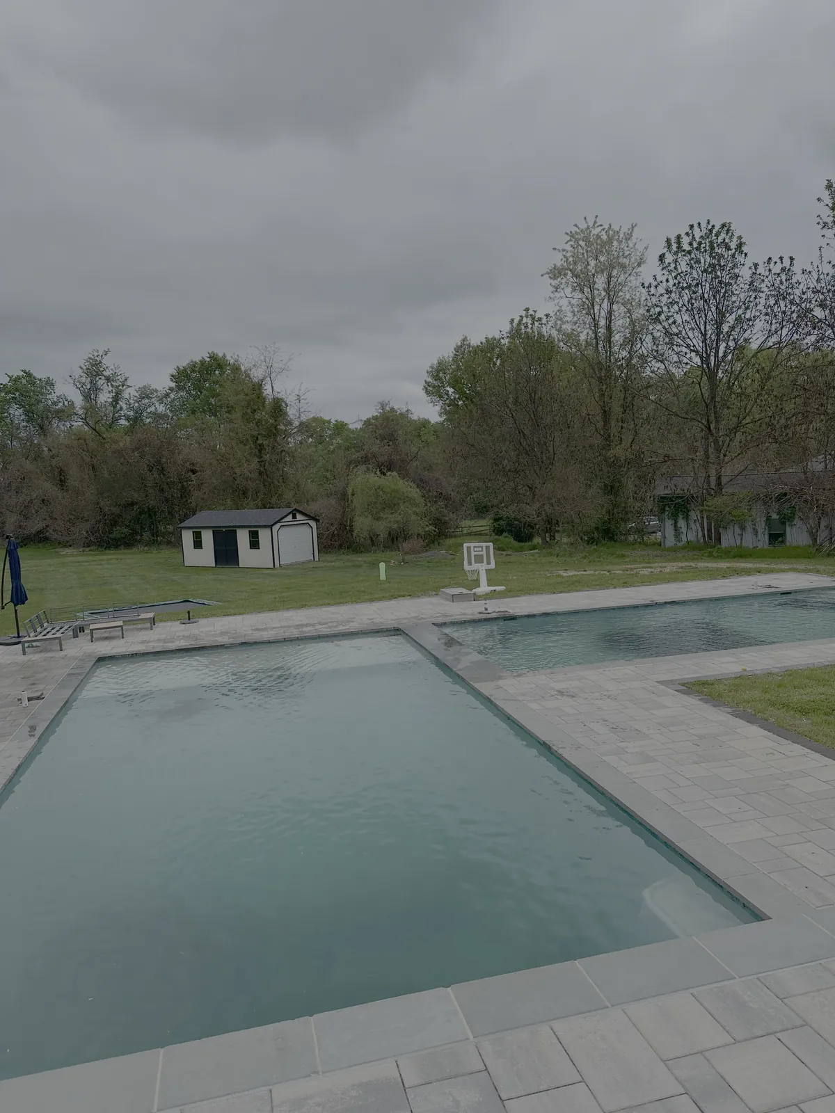 Pool winterization and closing service before the cold season